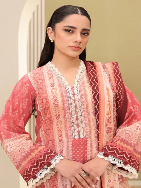 Zellbury 3-PC Digital Printed Vol 6 Unstitched Lawn Suit
