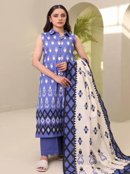 Zellbury 3-PC Digital Printed Vol 6 Unstitched Lawn Suit