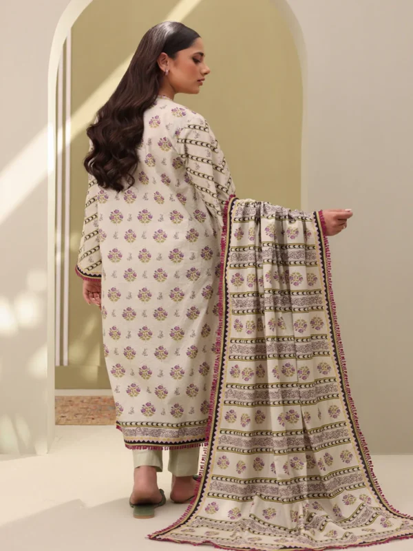 Zellbury 3-PC Digital Printed Vol 6 Unstitched Lawn Suit - Image 2