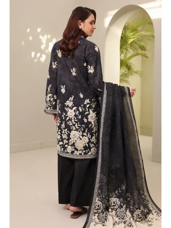 Zellbury 3-PC Digital Printed Vol 5 Unstitched Lawn Suit - Image 3