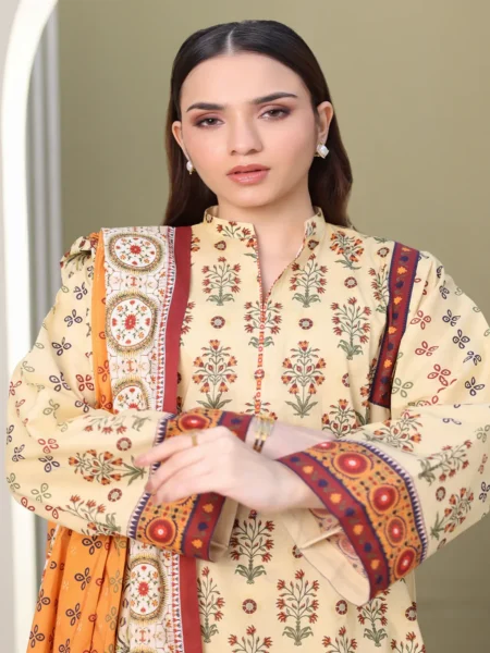 Zellbury 3-PC Digital Printed Vol 6 Unstitched Lawn Suit