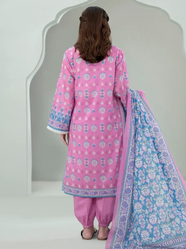 Zellbury 3-PC Digital Printed Vol 6 Unstitched Lawn Suit - Image 2