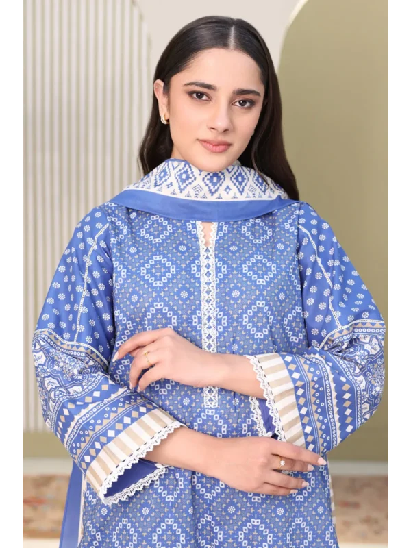 Zellbury 3-PC Digital Printed Vol 5 Unstitched Lawn Suit