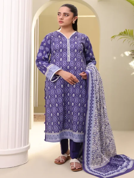 Zellbury 3-PC Digital Printed Vol 6 Unstitched Lawn Suit