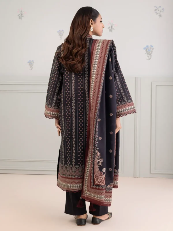 Zellbury 3-PC Digital Printed Vol 6 Unstitched Lawn Suit - Image 2