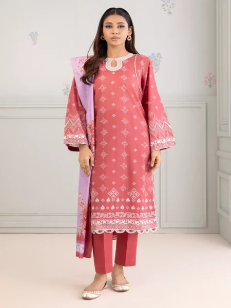 Zellbury 3-PC Digital Printed Vol 6 Unstitched Lawn Suit