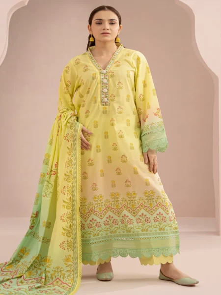 Zellbury 3-PC Digital Printed Vol 6 Unstitched Lawn Suit
