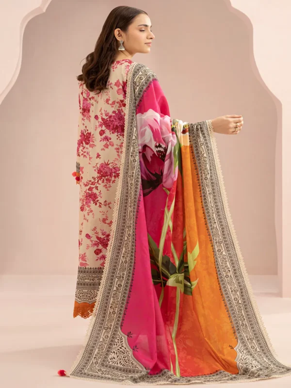Zellbury 3-PC Digital Printed Vol 6 Unstitched Lawn Suit - Image 2