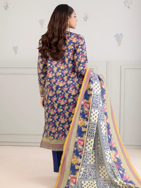 Zellbury 3-PC Digital Printed Vol 6 Unstitched Lawn Suit - Image 2