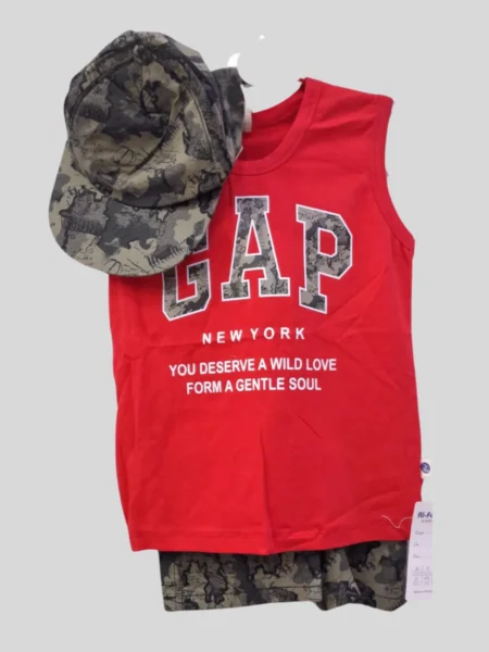 Baba Nicker Shirt With Cap