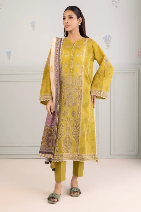 Zellbury 3-PC Digital Printed Vol 7 Unstitched Lawn Suit