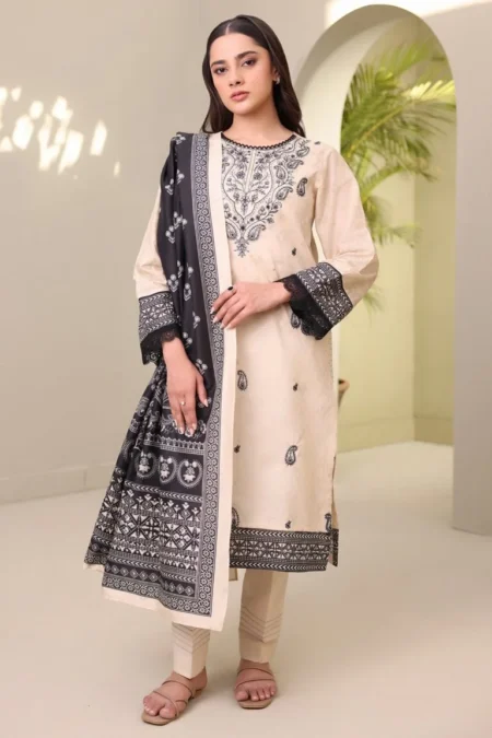 Zellbury 3-PC Digital Printed Vol 7 Unstitched Lawn Suit