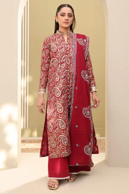 Zellbury 3-PC Digital Printed Vol 7 Unstitched Lawn Suit