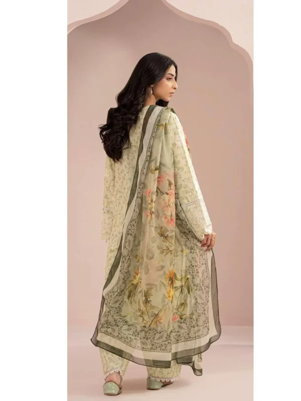 Zellbury 3-PC Digital Printed Vol 8 Unstitched Lawn Suit - Image 2