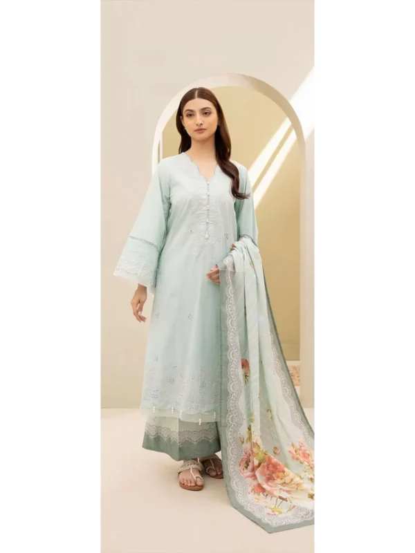 Zellbury 3-PC Digital Printed Vol 8 Unstitched Lawn Suit