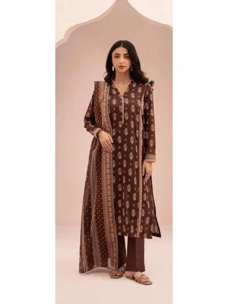 Zellbury 3-PC Digital Printed Vol 8 Unstitched Lawn Suit