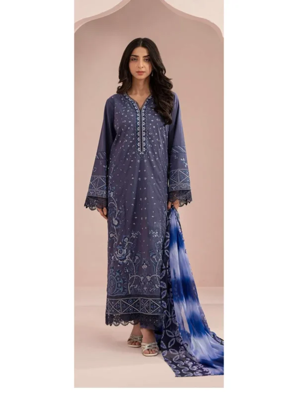 Zellbury 3-PC Digital Printed Vol 8 Unstitched Lawn Suit