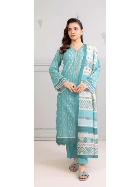 Zellbury 3-PC Digital Printed Vol 8 Unstitched Lawn Suit