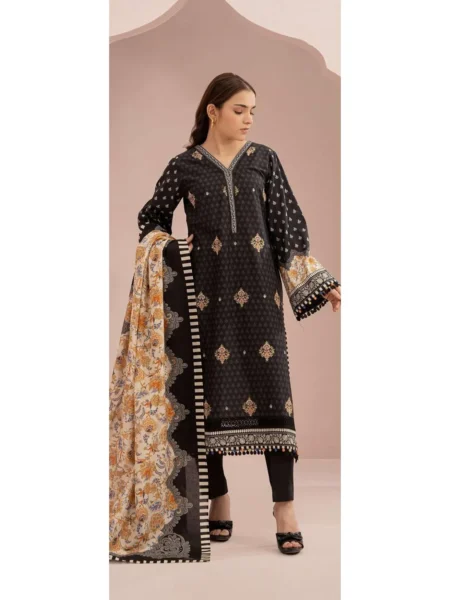 Zellbury 2-PC Digital Printed Vol 8 Unstitched Lawn Suit