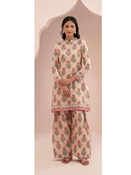 Zellbury 2-PC Digital Printed Vol 8 Unstitched Lawn Suit