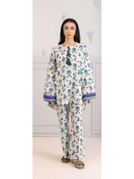 Zellbury 2-PC Digital Printed Vol 8 Unstitched Lawn Suit
