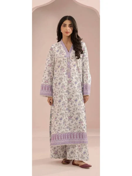 Zellbury 2-PC Digital Printed Vol 8 Unstitched Lawn Suit