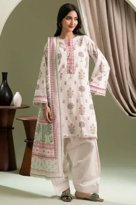 Zellbury 3-PC Digital Printed Vol 9 Unstitched Lawn Suit