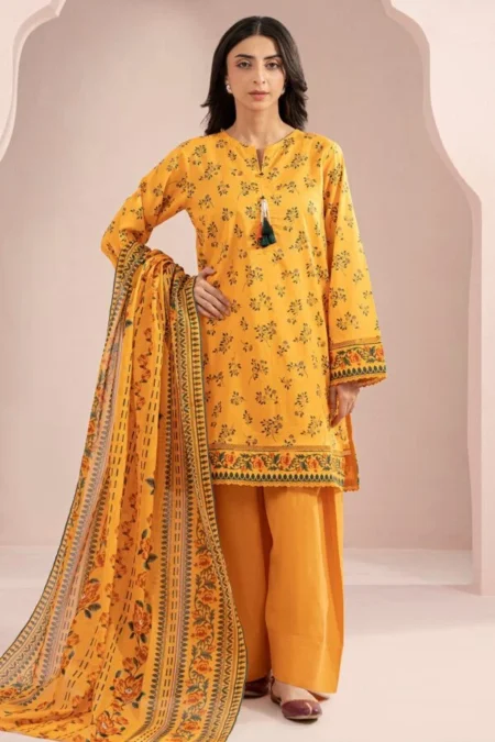 Zellbury 3-PC Digital Printed Vol 9 Unstitched Lawn Suit