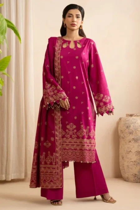 Zellbury 3-PC Digital Printed Vol 9 Unstitched Lawn Suit